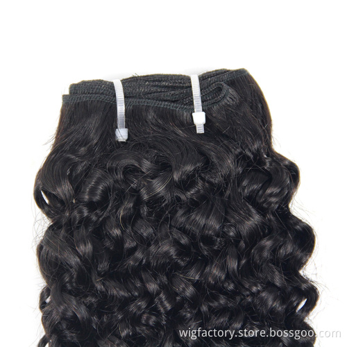 Cuticle Aligned 11a grade hair weave, vietnamese pixel curl double drawn human hair, unprocessed 11a mink brazilian hair